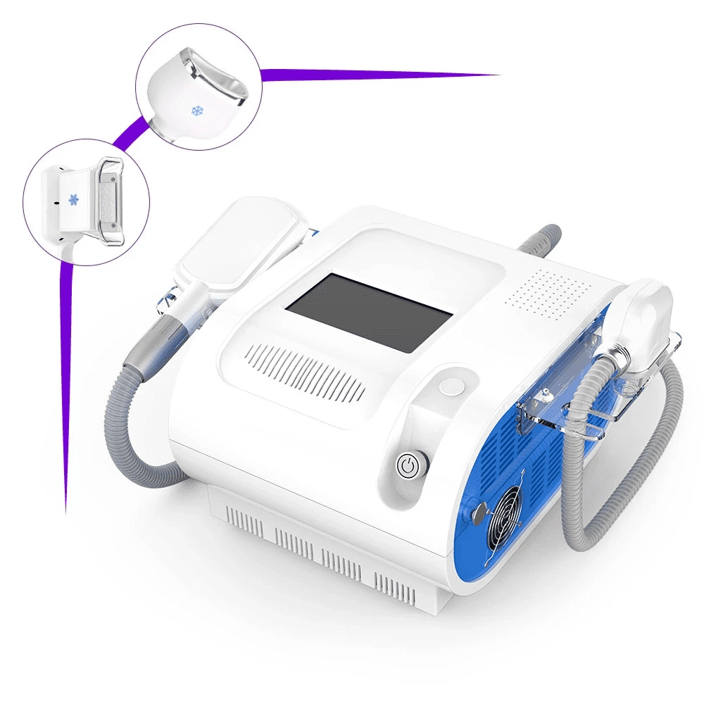 A picture of the body fat machine with two different types of devices.